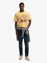 Желтый - SUPERDRY футболка с принтом Roadside - Изображение 4 6