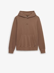 SUPERDRY Brown Micro Logo Hoodie - Image 6 of 8