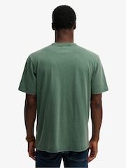 Зеленый - SUPERDRY футболка с принтом Roadside - Изображение 3 6