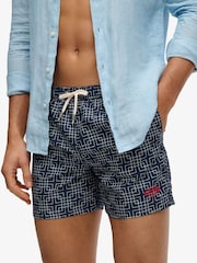SUPERDRY Premium Printed 15-inch Swim Shorts - Imagen 1 de 9