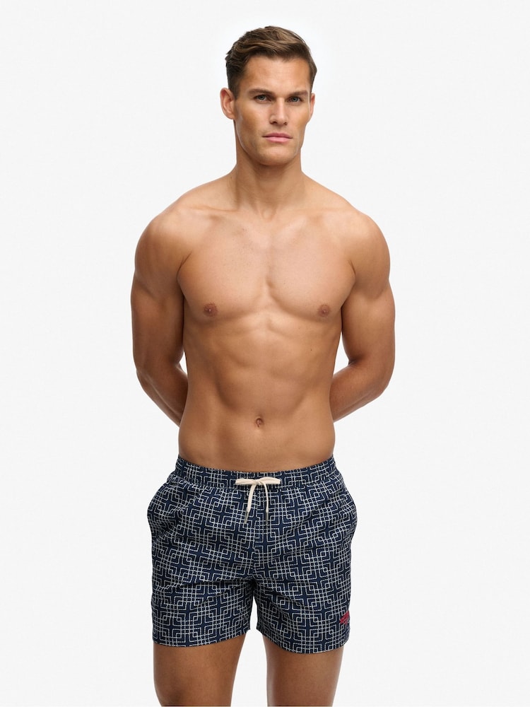 SUPERDRY Premium Printed 15-inch Swim Shorts - Imagen 2 de 9