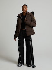 Zavetti Canada Brown Valleria Puffer Jacket - Image 2 of 5