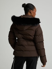 Zavetti Canada Brown Valleria Puffer Jacket - Image 3 of 5