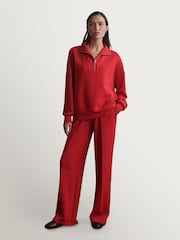 Varley Red Marl Hawley Sweatshirt - Image 10 of 13