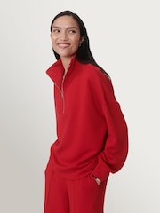 Varley Red Marl Hawley Sweatshirt - Image 11 of 13