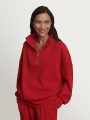 Varley Red Marl Hawley Sweatshirt - Image 12 of 13