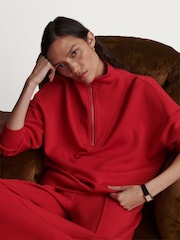 Varley Red Marl Hawley Sweatshirt - Image 5 of 13