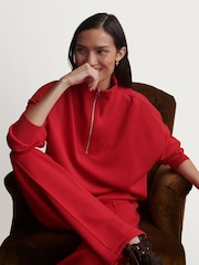 Varley Red Marl Hawley Sweatshirt - Image 6 of 13