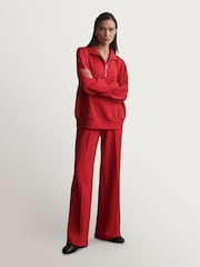 Varley Red Marl Hawley Sweatshirt - Image 8 of 13