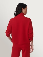 Varley Red Marl Hawley Sweatshirt - Image 9 of 13