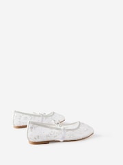 Cotton On White Olivia Ballet Flats - Image 2 of 4