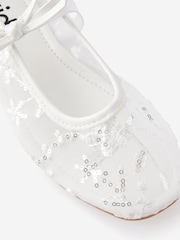 Cotton On White Olivia Ballet Flats - Image 4 of 4