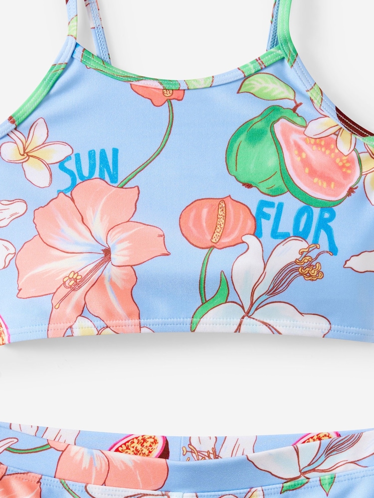Cotton On Blue Tahlie Tankini Swimsuit - Image 2 of 3