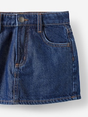 Cotton On Mermaid Midnight Blue Alayna Aline Denim Skort - Image 3 of 3