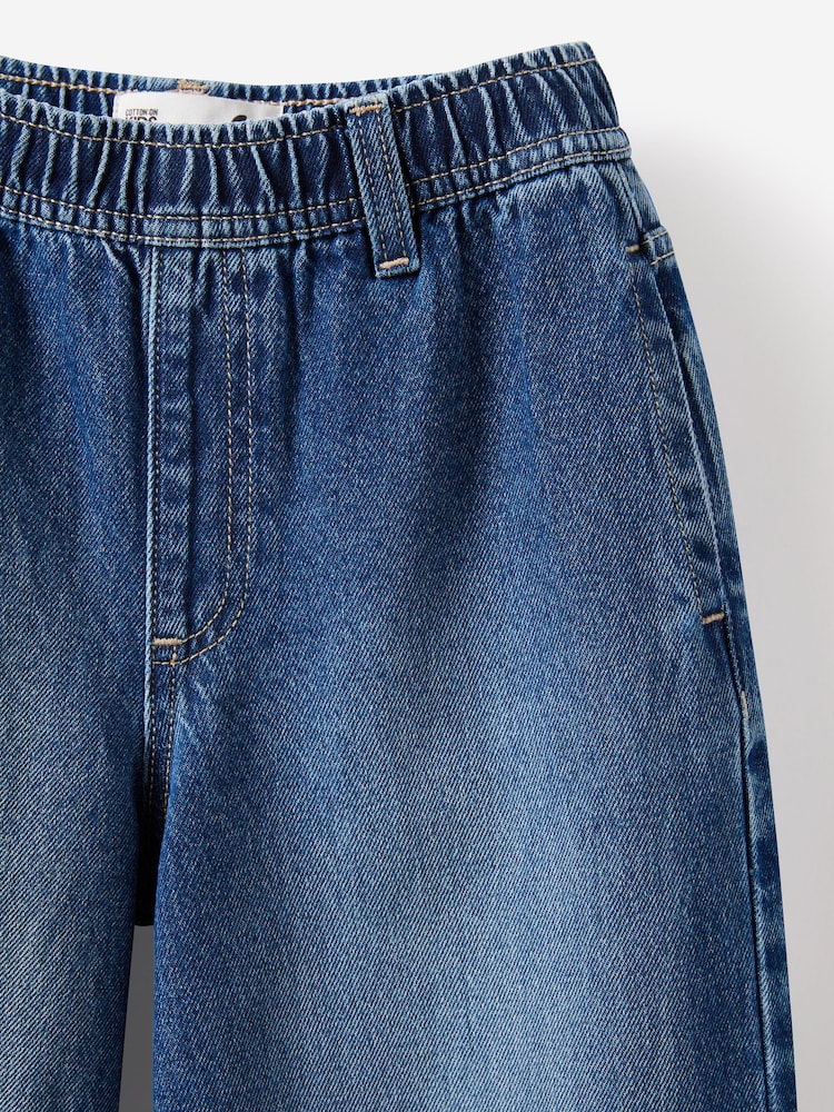 Cotton On Portsea Dark Blue Koby Pull On Jeans - Image 3 of 3 Cotton On Portsea Dark Blue Koby Pull On Jeans - Image 3 of 3