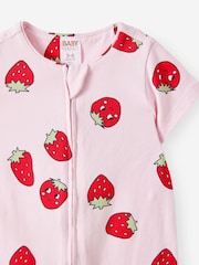 Cotton On Pink Short Sleeve Zip Romper - Image 2 of 3