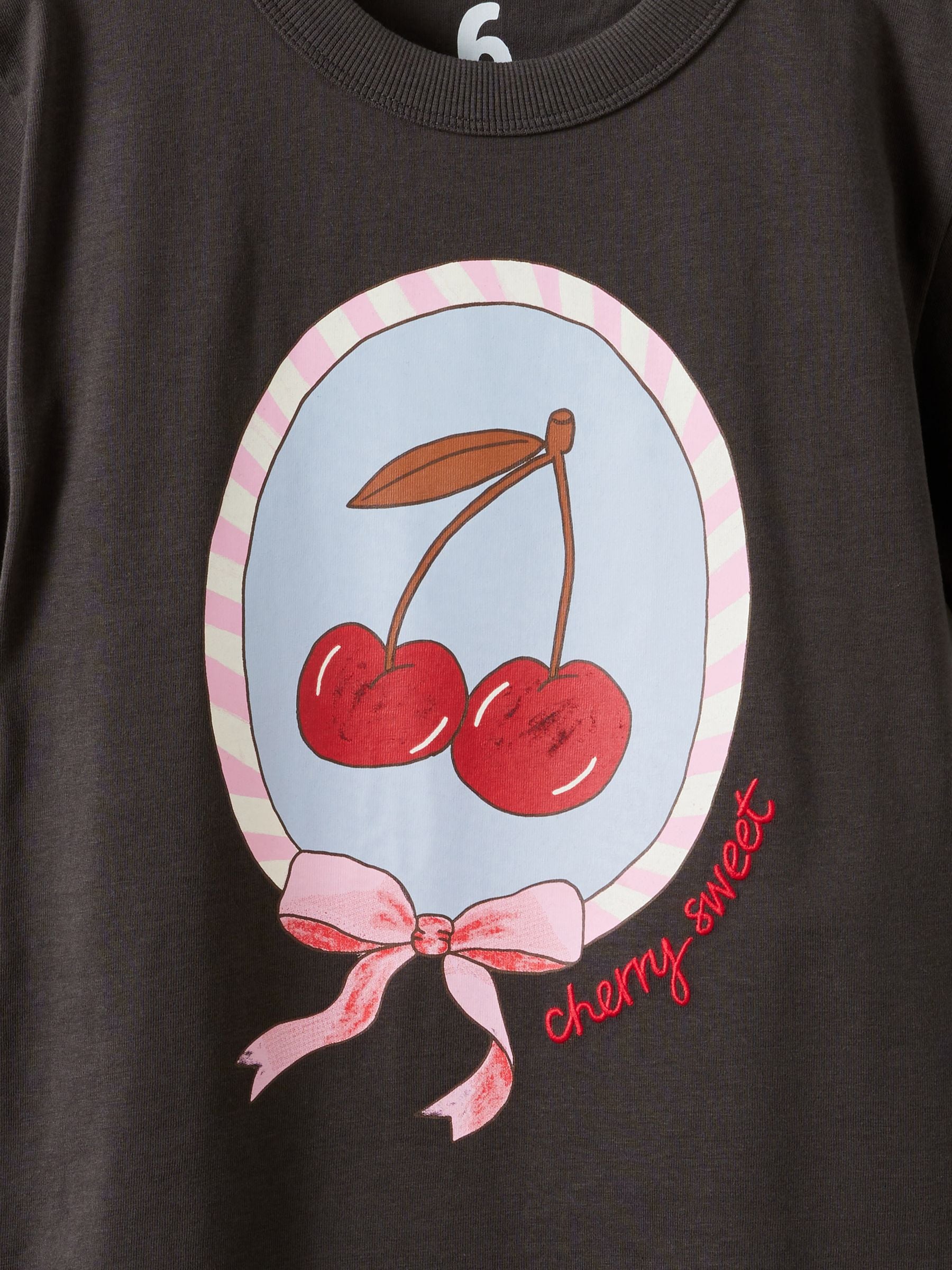 Buy Cotton On Black Poppy Oversized Back T-Shirt from the Next UK