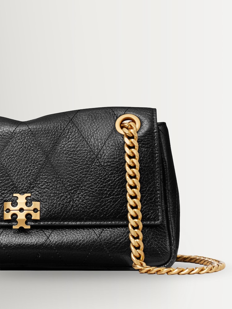 Tory Burch Black Charlie Quilted Small Shoulder Bag - Image 3 of 3 Tory Burch Black Charlie Quilted Small Shoulder Bag - Image 3 of 3