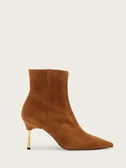 AllSaints Brown Natasha Suede Boots - Image 2 of 6