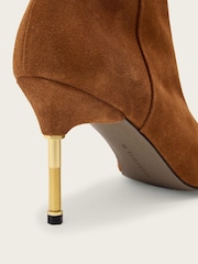 AllSaints Brown Natasha Suede Boots - Image 5 of 6
