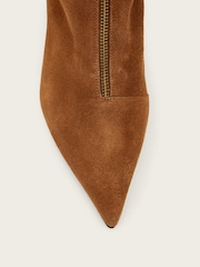 AllSaints Brown Natasha Suede Boots - Image 6 of 6