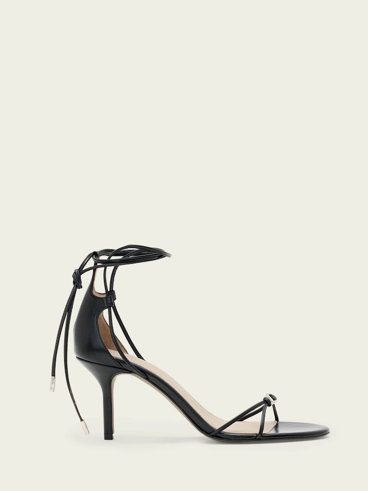 AllSaints Black Ali Sandals - Image 2 of 6