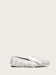 AllSaints Metallic Sandy Fringe Loafers - Image 3 of 7
