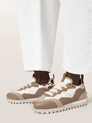 AllSaints White Nevis Sneakers - Image 2 of 7