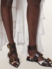 AllSaints Brown Sutton Shoes - Image 2 of 7