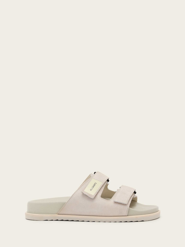 AllSaints White Vex Sandals - Image 2 of 6