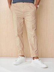 Cotton Traders Brown Signature Relaxed Summer Chino Trousers - Image 1 of 3