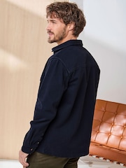 Cotton Traders Blue Signature Twill Overshirt - Image 2 of 4