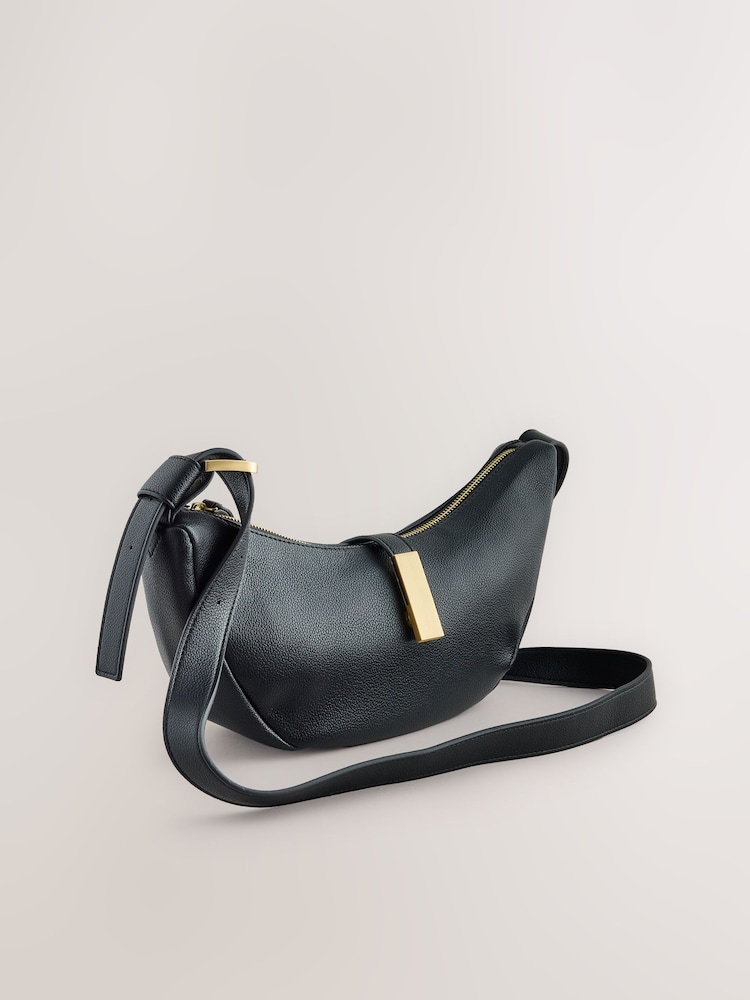 黑色 - Scoop Sling Cross-Body Bag - 5的图像1｝