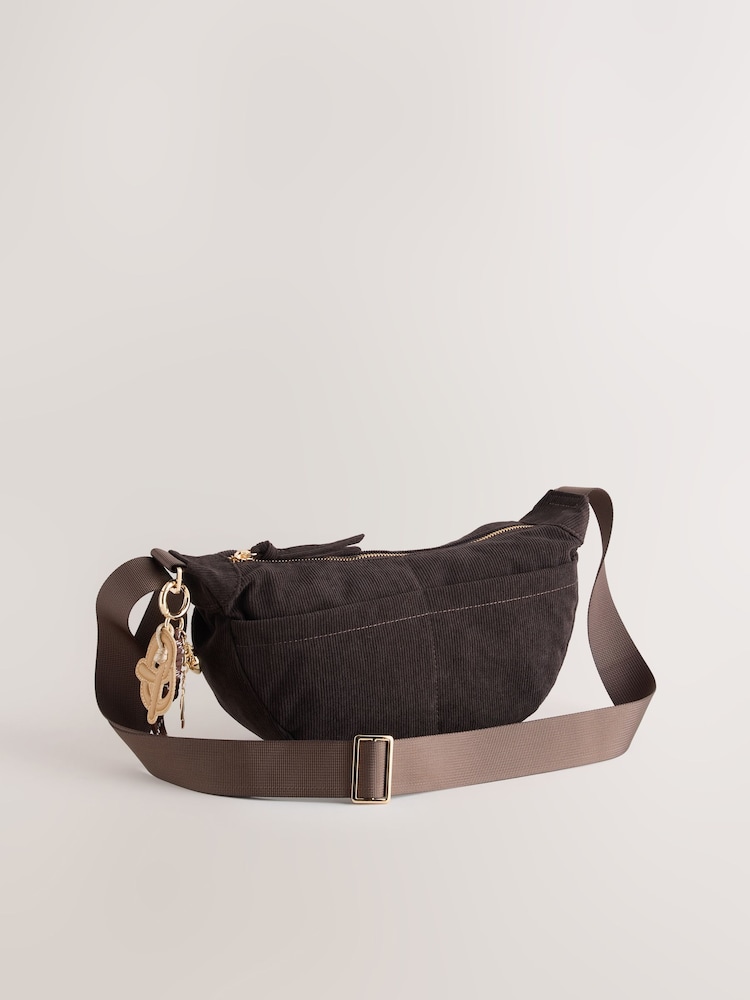 Chocolate Brown Sling Bag - Image 1 of 6