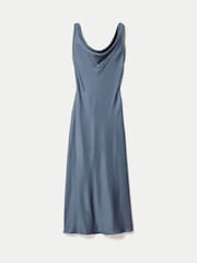 Jigsaw Satin Cowl Neck Bias Dress - Image 5 of 5