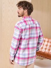 Cotton Traders Pink Signature Long Sleeve Oxford Shirt - Image 3 of 3