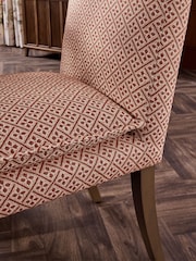 Laura Ashley Set of 2 Rust Red Mr Jones Nordan Dining Chairs - Image 2 of 7