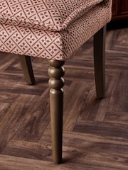 Laura Ashley Set of 2 Rust Red Mr Jones Nordan Dining Chairs - Image 3 of 7