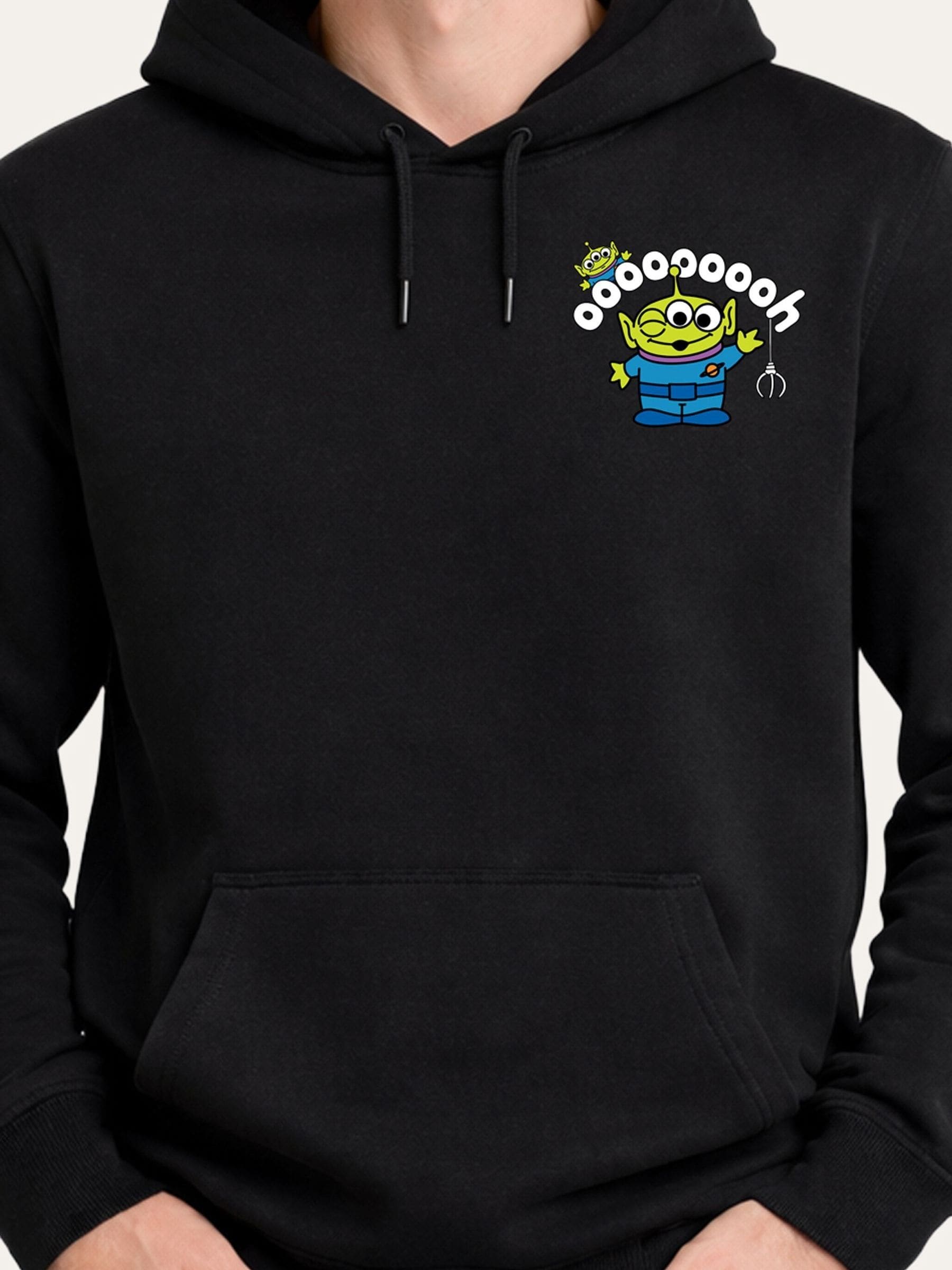 Buy Brand Threads Black Toy Story Graphic Alien Hoodie from the