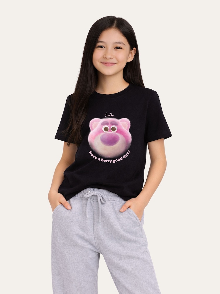 Brand Threads Black Toy Story Graphic Lotso T-Shirt - Image 1 of 5