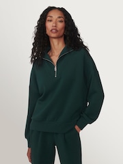 Varley Green Half Zip Hawley Sweatshirt - Image 1 of 8