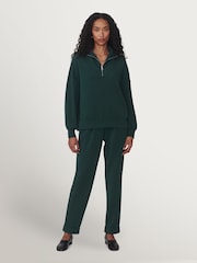 Varley Green Half Zip Hawley Sweatshirt - Image 3 of 8