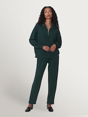 Varley Green Half Zip Hawley Sweatshirt - Image 4 of 8