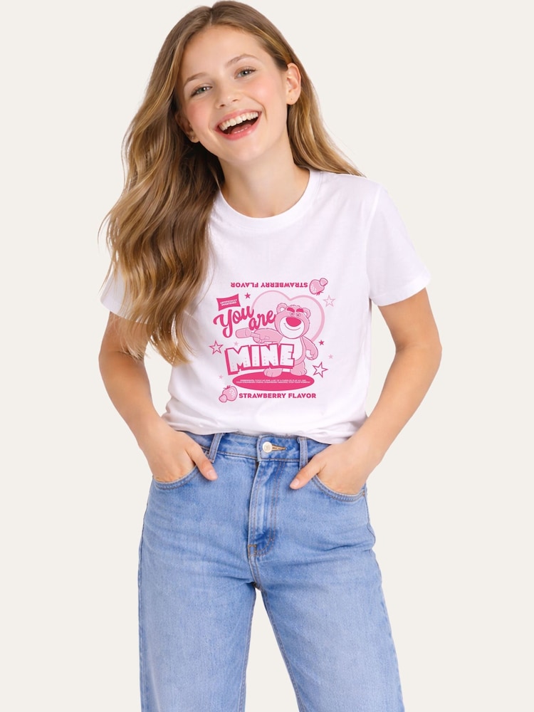 Brand Threads White Toy Story Graphic Lotso T-Shirt - Image 1 of 5