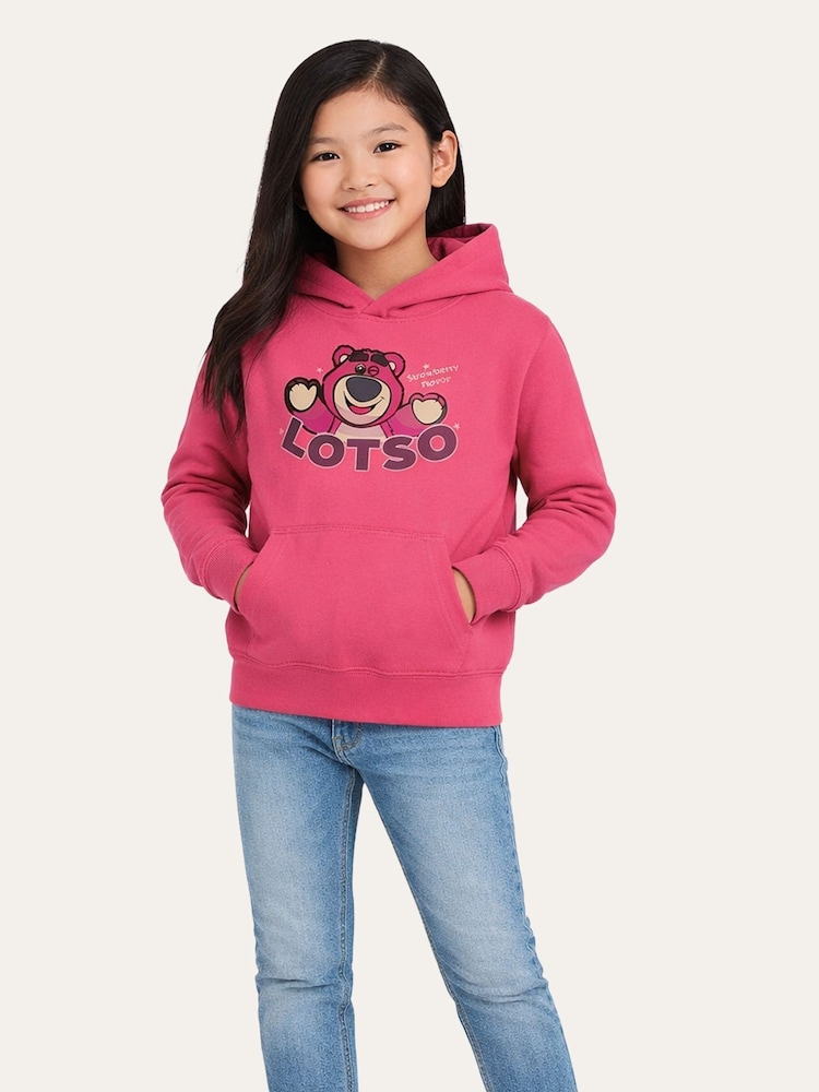 Brand Threads Pink Toy Story Graphic Lotso Hoodie - Image 1 of 5