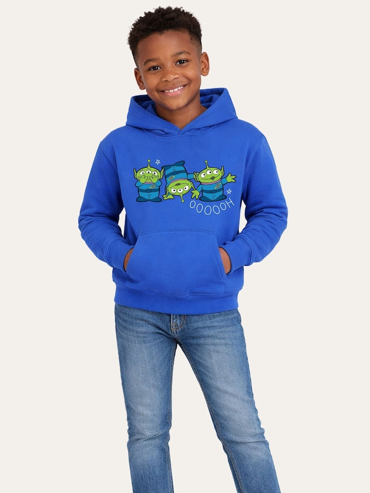 Brand Threads Blue Toy Story Graphic Alien Hoodie - Image 1 of 5 Brand Threads Blue Toy Story Graphic Alien Hoodie - Image 1 of 5