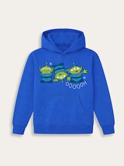 Brand Threads Blue Toy Story Graphic Alien Hoodie - Image 4 of 5