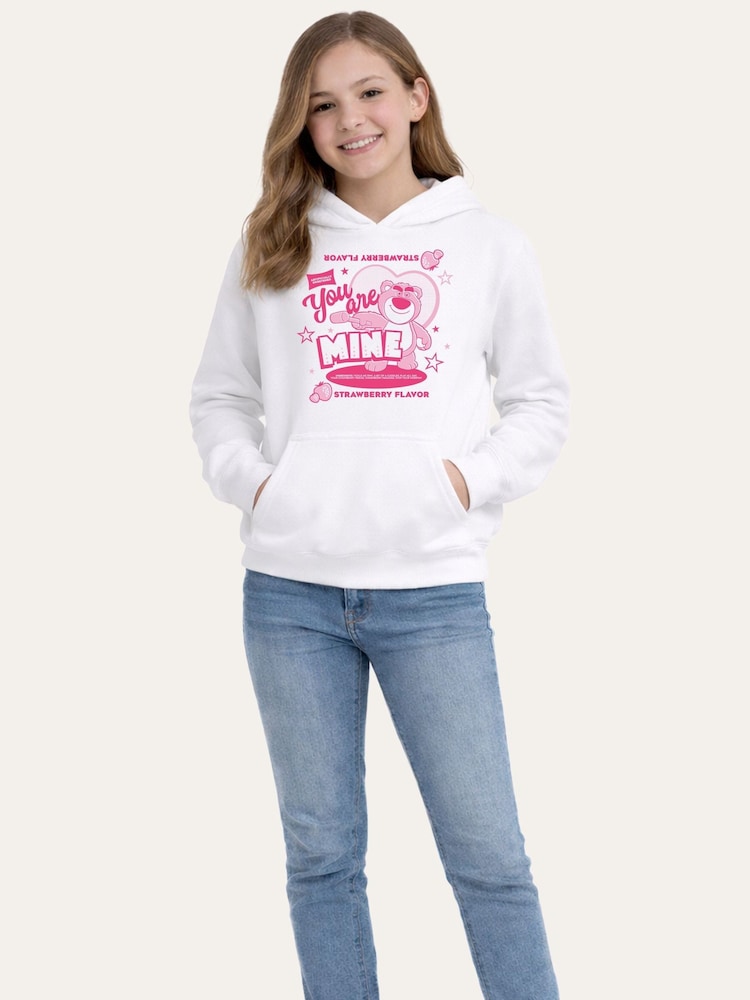 Brand Threads White Toy Story Graphic Lotso Hoodie - Image 1 of 5 Brand Threads White Toy Story Graphic Lotso Hoodie - Image 1 of 5