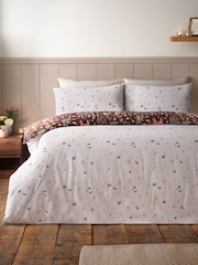 Catherine Lansfield Chocolate Enchanted Twilight Animals Duvet Cover and Pillowcase Set - Image 2 of 4