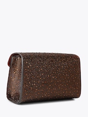 Carvela Dark Brown Positano  Vinyl Clutch Bag - Image 3 of 4
